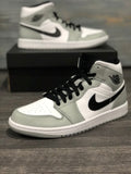 Jordan 1 Mid Light Smoke Grey